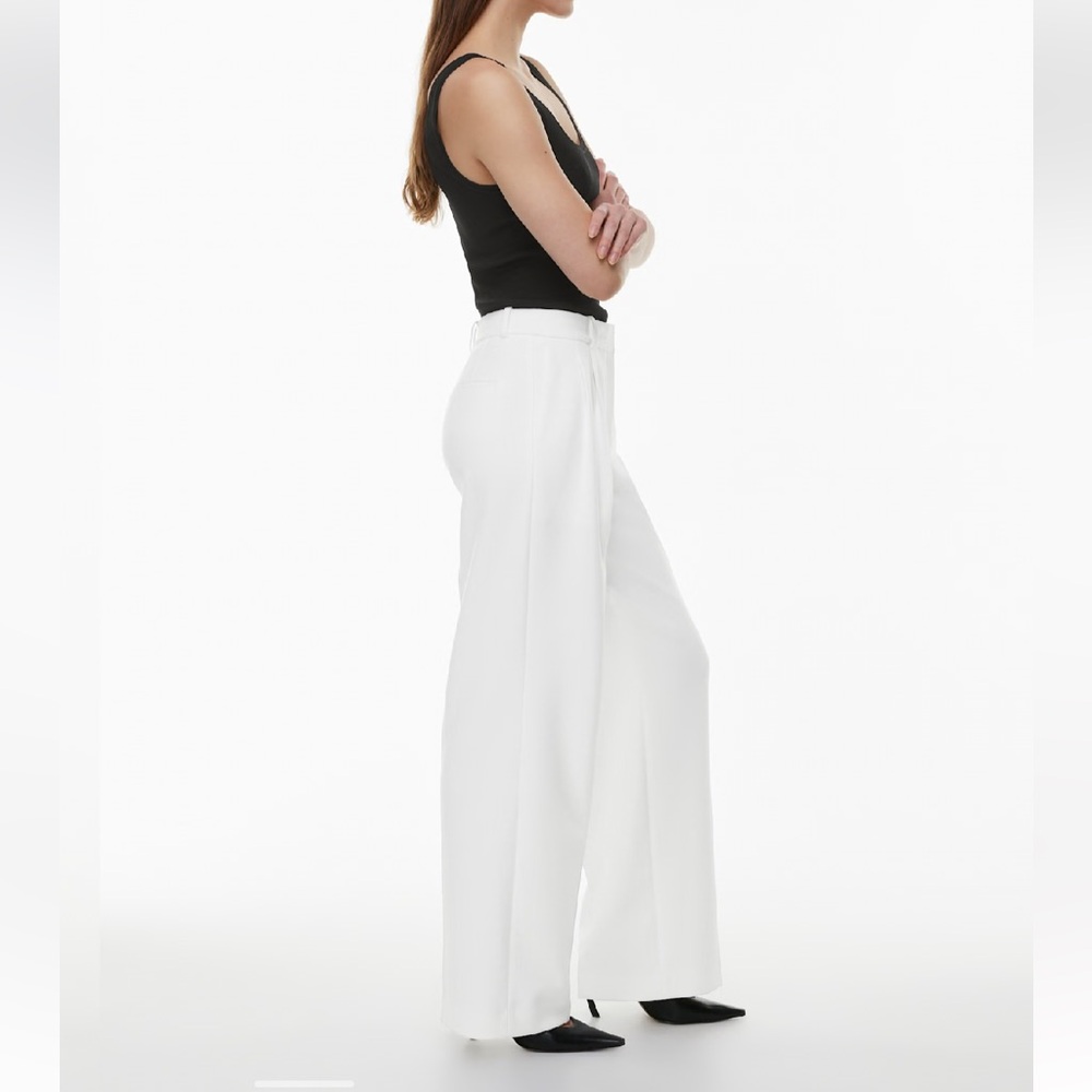Aritzia Elegant White Pants - Picture 3 of 11